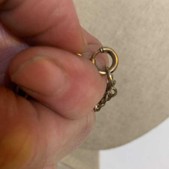 Lion crest shield fleur de lis vintage necklace - Picture 7 of 12